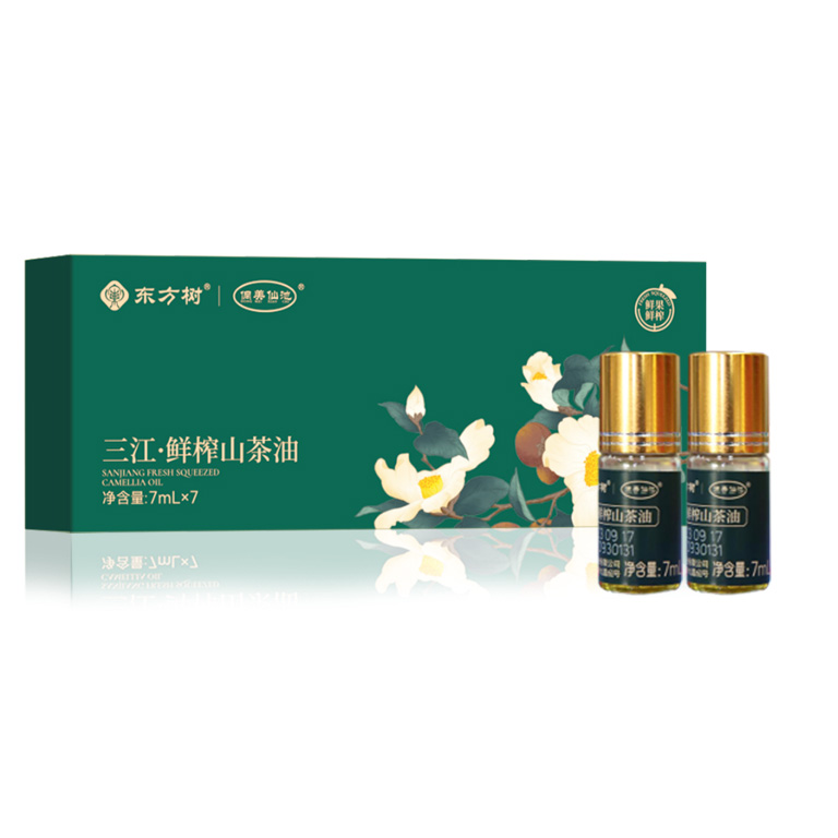 侗美仙池鲜榨三江茶油7ml*7支盒